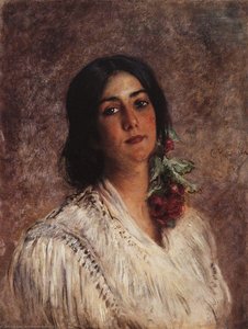 Portrait (22) — Konstantin Yegorovich Makovsky, Realism