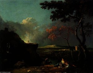 'the White Monk' — Richard Wilson