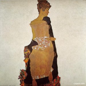 Portrait Of Gerti Schiele — Egon Schiele, Art Nouveau
