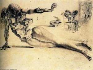 Stadt Der Schubladen — Salvador Dalí