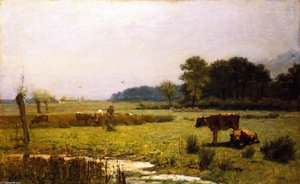 A Surrey Meadow, Morning