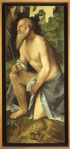 Saint Jerome — Altobello Melone, Renaissance