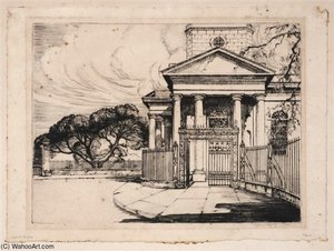 Old St. Philip's Church, Charleston — Alfred Heber Hutty