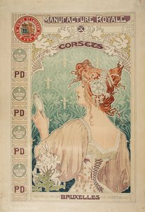 'Manufacture Royale de Corsets', (74 x 51 CM) (1897)