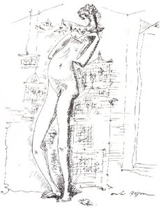 Winged Nymph With Breasts — André Masson