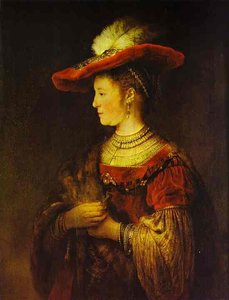Portrait Of Saskia — Rembrandt Van Rijn, Baroque