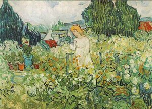 Marguerite Gachet In The Garden — Vincent Willem Van Gogh, Post-impressionism