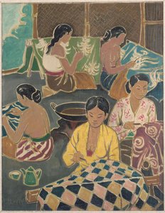 Batik Workers — Liu Kang