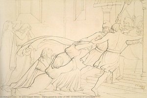Elgiva Seized By Order Of Odo, Archbishop Of Canterbury — Sir John Everett Millais