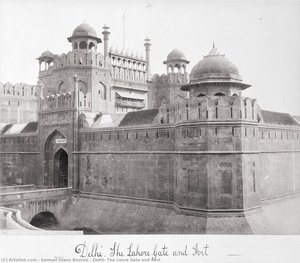 Delhi, The Laore Gate and Fort