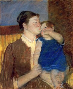 Mother's Goodnight Kiss — Mary Stevenson Cassatt