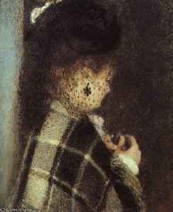 Woman Veil — Pierre-auguste Renoir