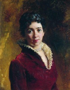 Female Portrait (9) — Konstantin Yegorovich Makovsky