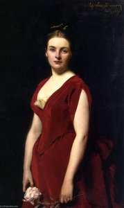 Portrait Of Anna Alexandrovna Obolenskaya — Carolus-duran (charles-auguste-emile Durand)