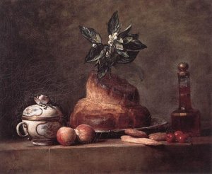 'la Brioche' (cake) — Jean-baptiste-siméon Chardin