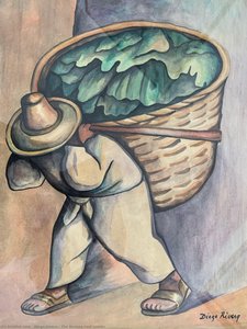 The Banana Leaf Loader — Diego Rivera