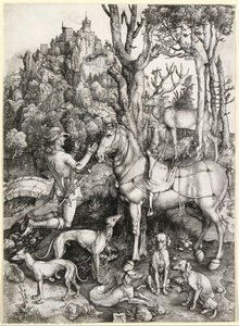 St Eustachius — Albrecht Dürer