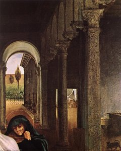 Christ Taking Leave Of His Mother (detail 1) - — Lorenzo Lotto