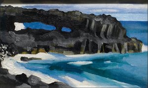 Black Lava Bridge, Hana Coast-no. Ii — Georgia O'keeffe