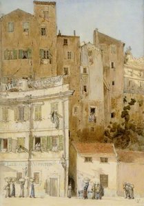 A Street in Menton, France