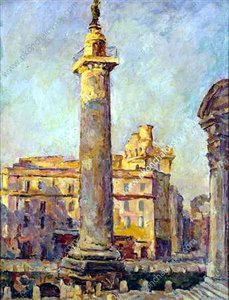 Rome. Column Of Trajan. — Pyotr Konchalovsky