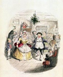 Mr Fezziwig's Ball, From 'a Christmas Carol' — John Leech