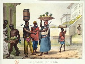 Iron Collar Punishment For Fugitive Slaves — Jean-baptiste Debret