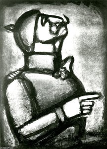 The More The Heart Is Noble The Less Is The Neck Stiff — Georges Rouault