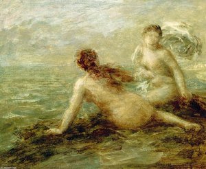 Bathers By The Sea — Henri Fantin-latour, Realism