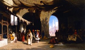 A Bazar In Beirut — Charles Théodore Frère Dit Frère Bey