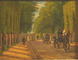 La grille du boulevard de la Reine