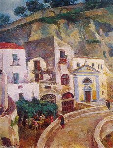 Sorrento. Grave Of Sylvester Shchedrin. — Pyotr Konchalovsky, Fauvism