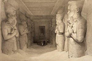 Interior Of The Temple Of Aboo-simbel — David Roberts