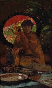 Girl With Japanese Parasol — Wilhelmus Hendrikus Petrus Johannes Zwart