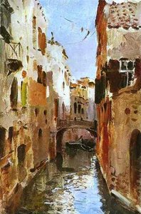 Canal In Venice. Sketch — Isaak Ilyich Levitan