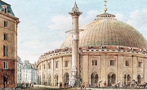 View Of The Grain Market And The Astronomical Column — Victor Jean Nicolle