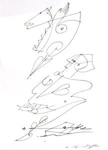 Automatic Drawing 04 — André Masson