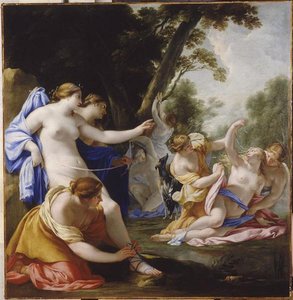 Diane Découvrant La Grossesse De Callisto — Eustache Le Sueur (lesueur)