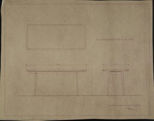 Conference Table — Franz Ehrlich, Bauhaus