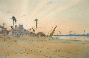 The Silvery Light Of Esna — Augustus Osborne Lamplough