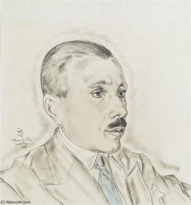 Portrait De Robert Dreyfus — Léonard Tsuguharu Foujita