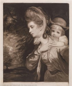 Mrs. Payne Galway And Child — John Raphael Smith