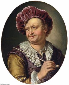 Man With Pipe — Willem Van Mieris