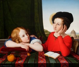 Portrait of Wieńczysław and Konstanty Potocki in childhood.