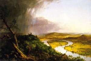 The Oxbow (also Known As The Connecticut River Near Northampton) — Thomas Cole, Hudson River School