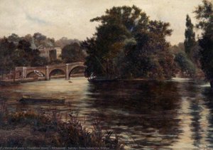 Richmond, Surrey, from below the Bridge