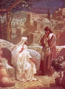 Jesus In Conversation With Nicodemus — William Brassey Hole