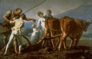 La Leçon De Labourage — François André Vincent