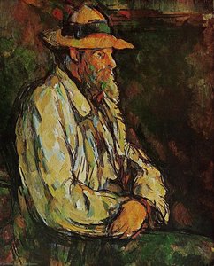 Retrato De Vallier — Paul Cézanne, Postimpresionismo