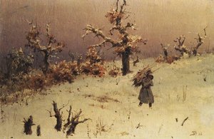 A Soldier With A Bundle Of Firewood — Vasily Dmitrievich Polenov